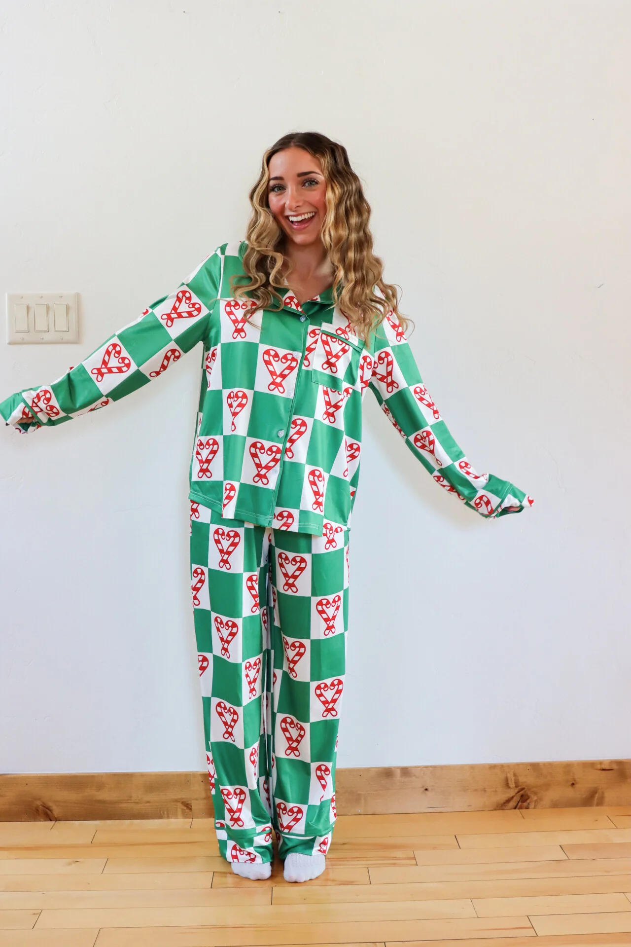Candy Cane Crush Pajama Set
