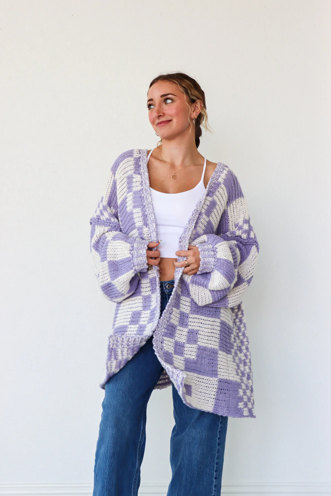 Check Me Cozy Cardigan - Image 3
