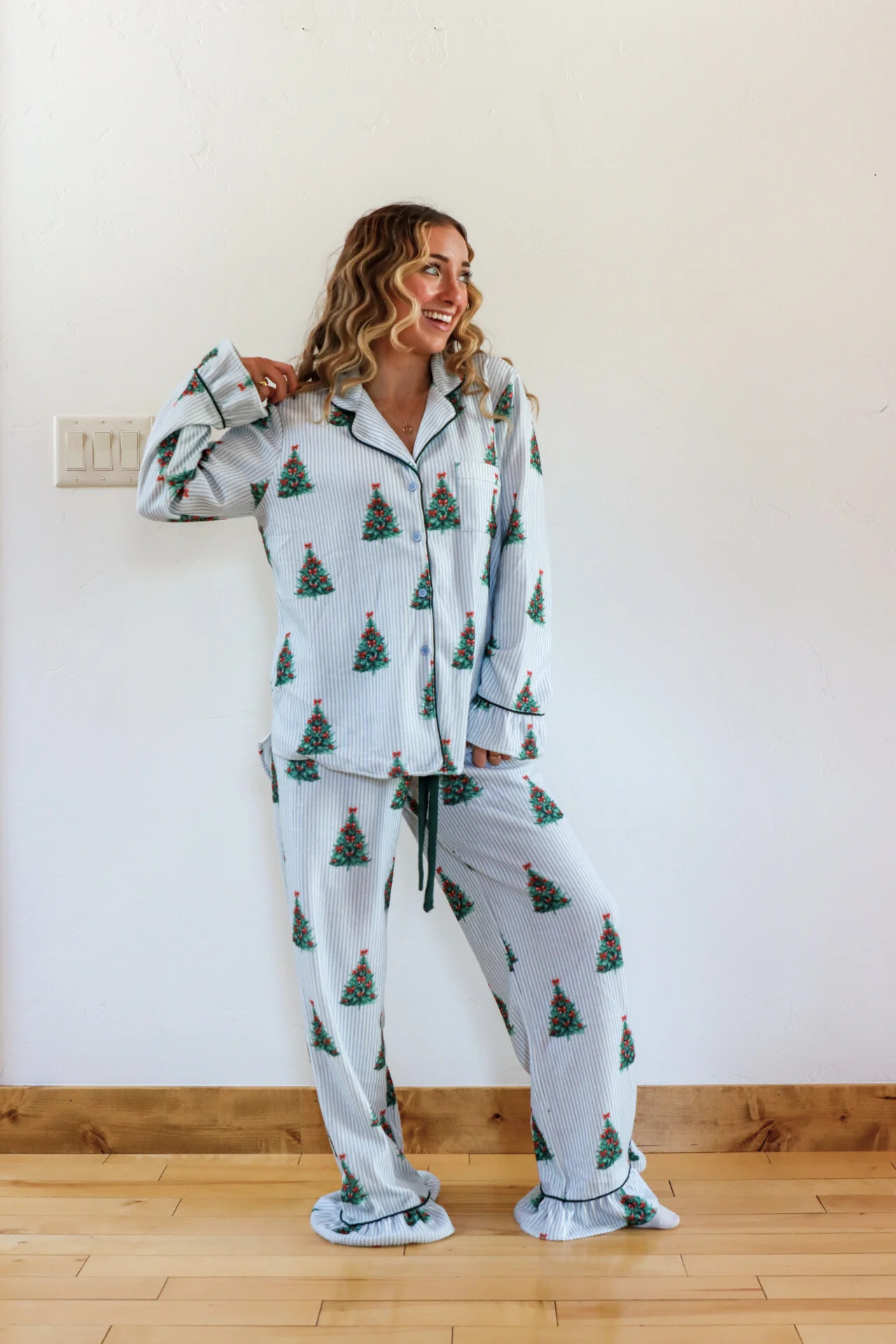 Frosty Forest Pajama Set