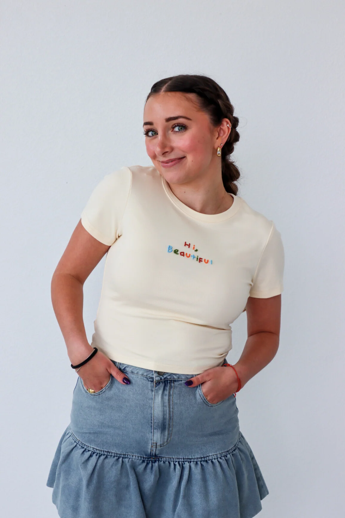 Hi Beautiful Tee - Image 3
