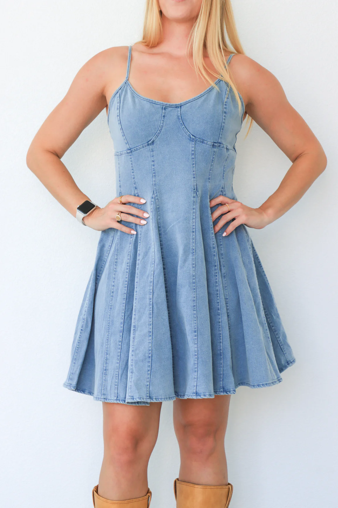 Howdy Blue Dress - Image 3