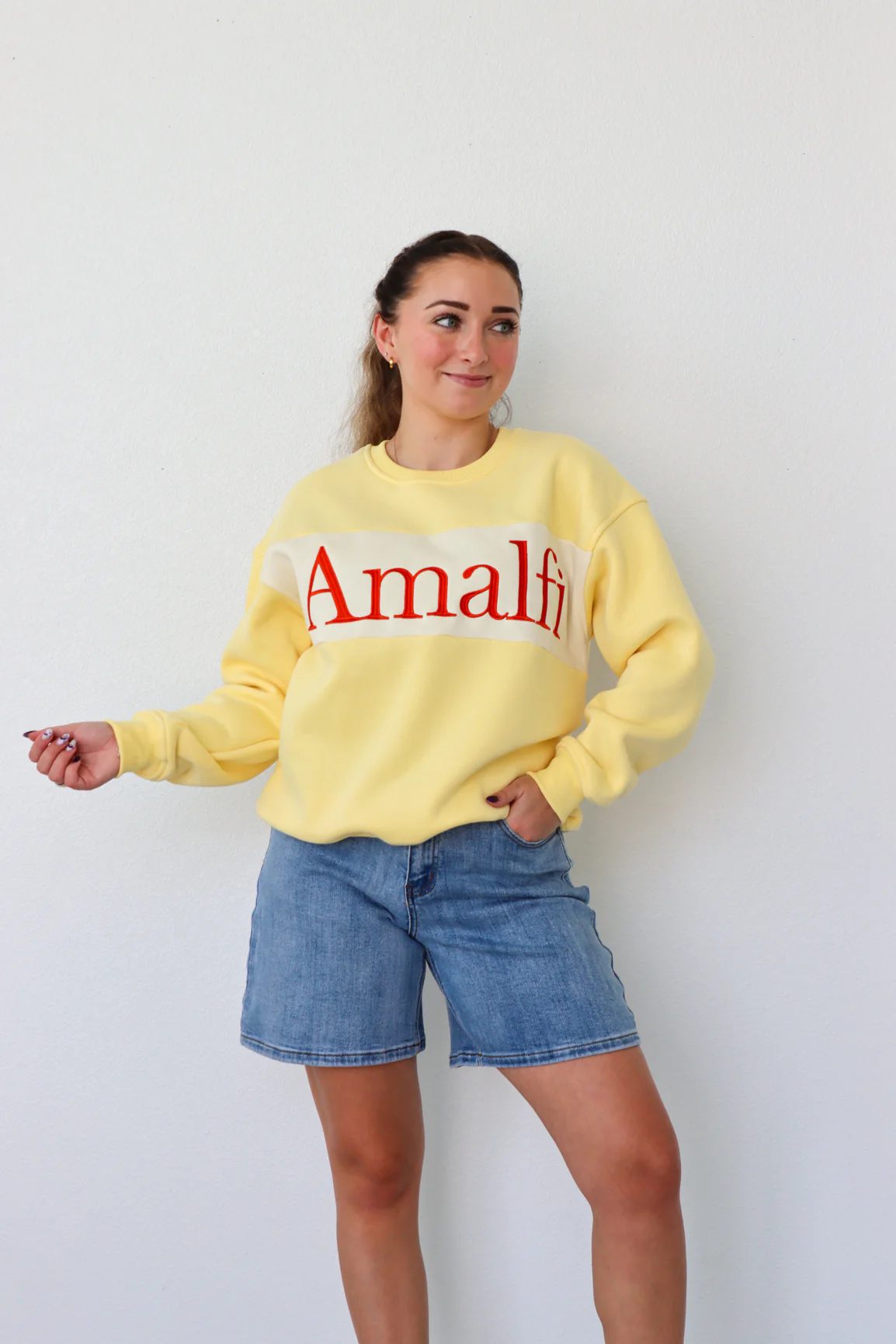 Let's Go To Amalfi Crewneck