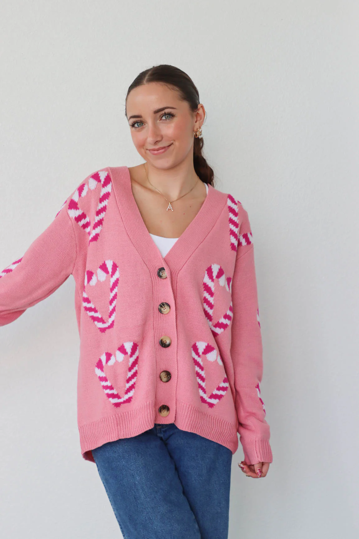 Merry In Pink Cardigan
