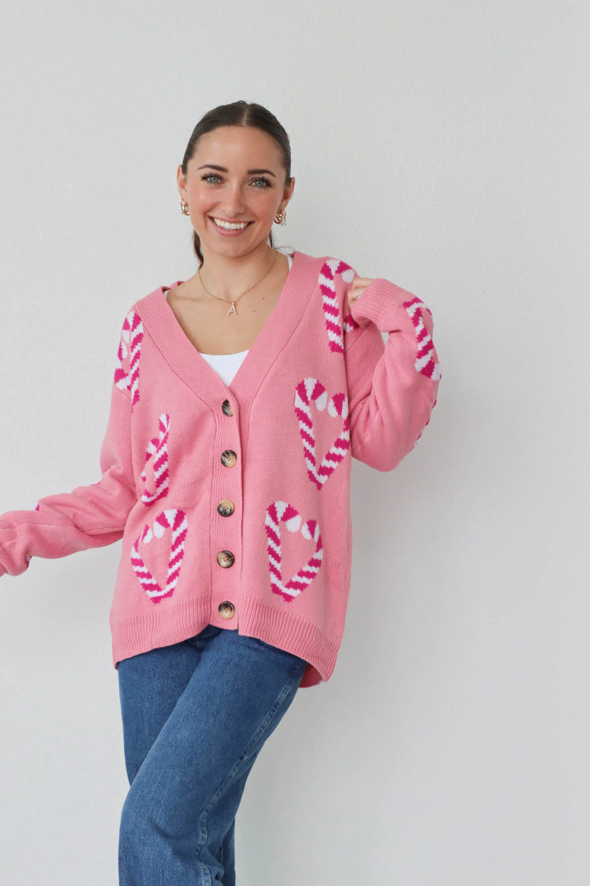 Merry In Pink Cardigan - Image 4