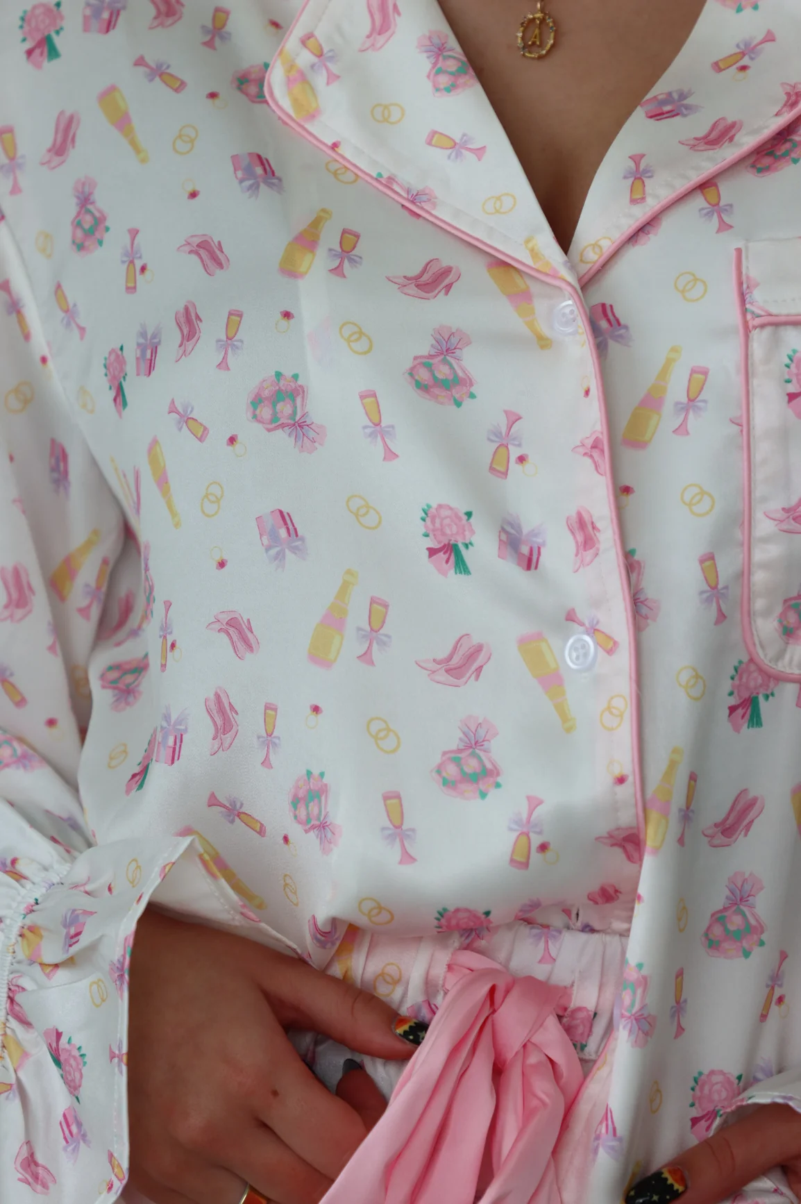 Miss To Mrs Pajama Set - Image 3