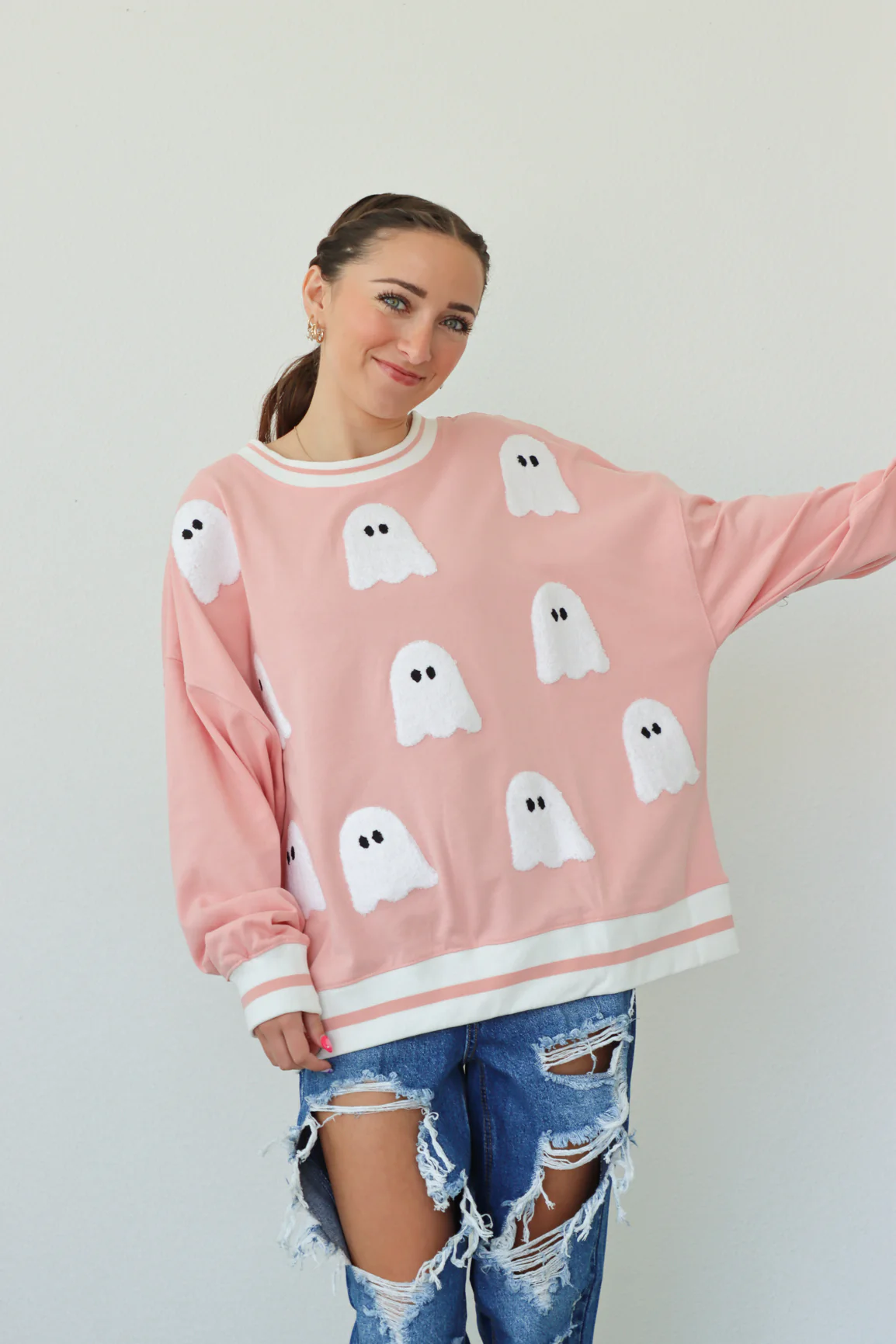 Peek A Boo Crewneck