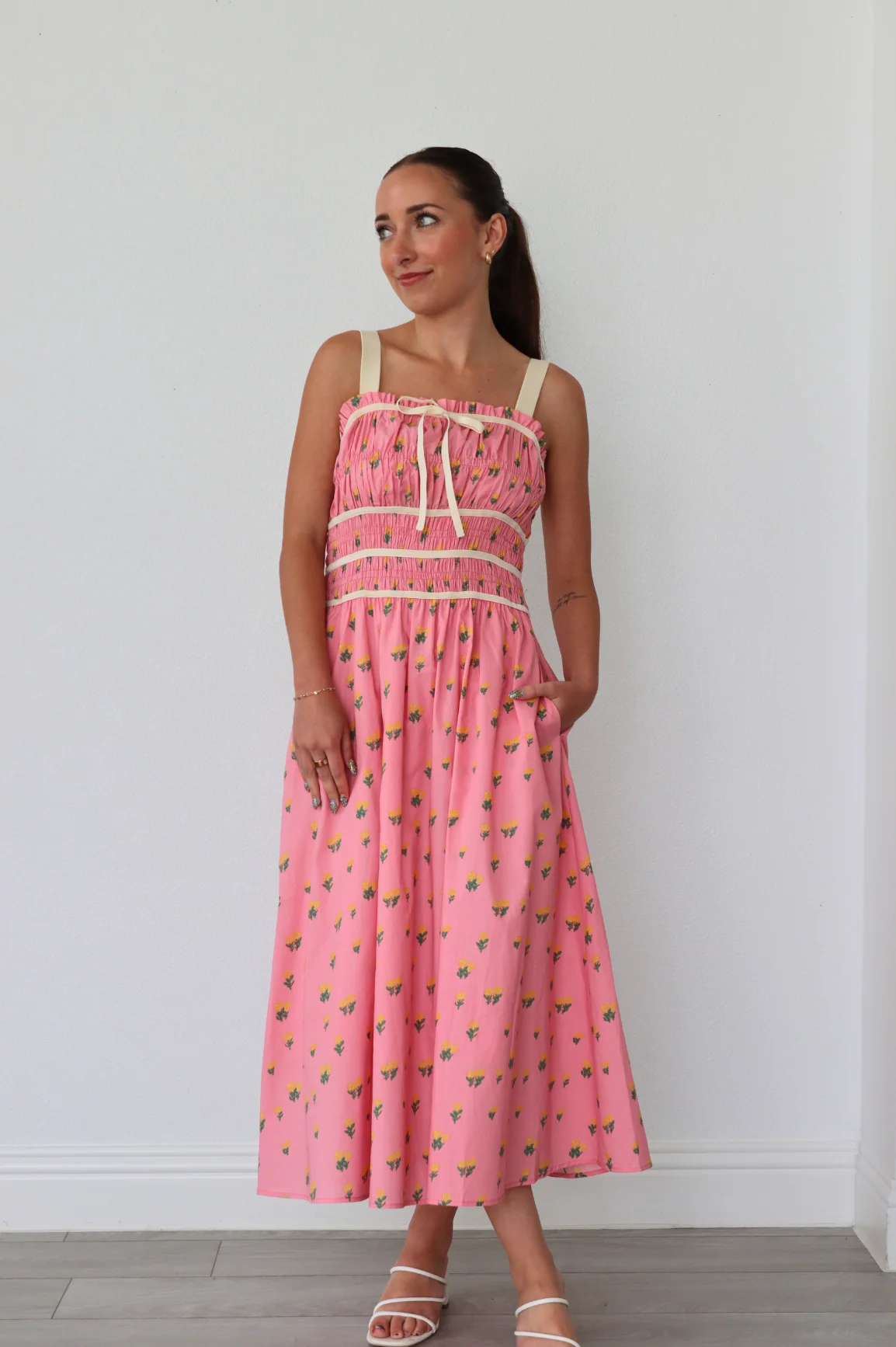 Pink Meadow Dress - Image 4