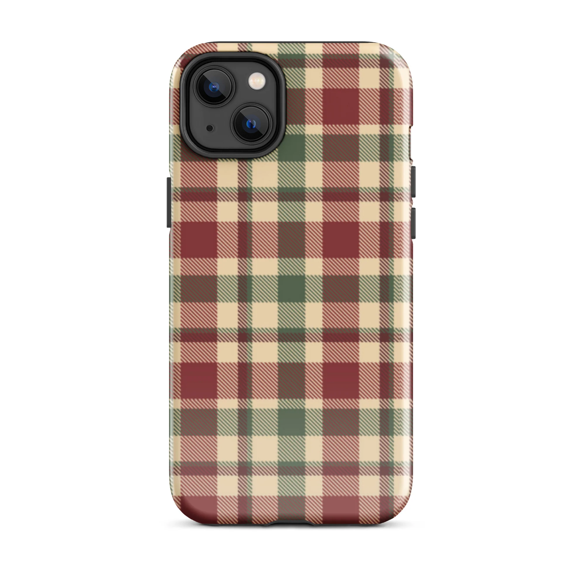 Plaid Tidings iPhone Case - Image 29