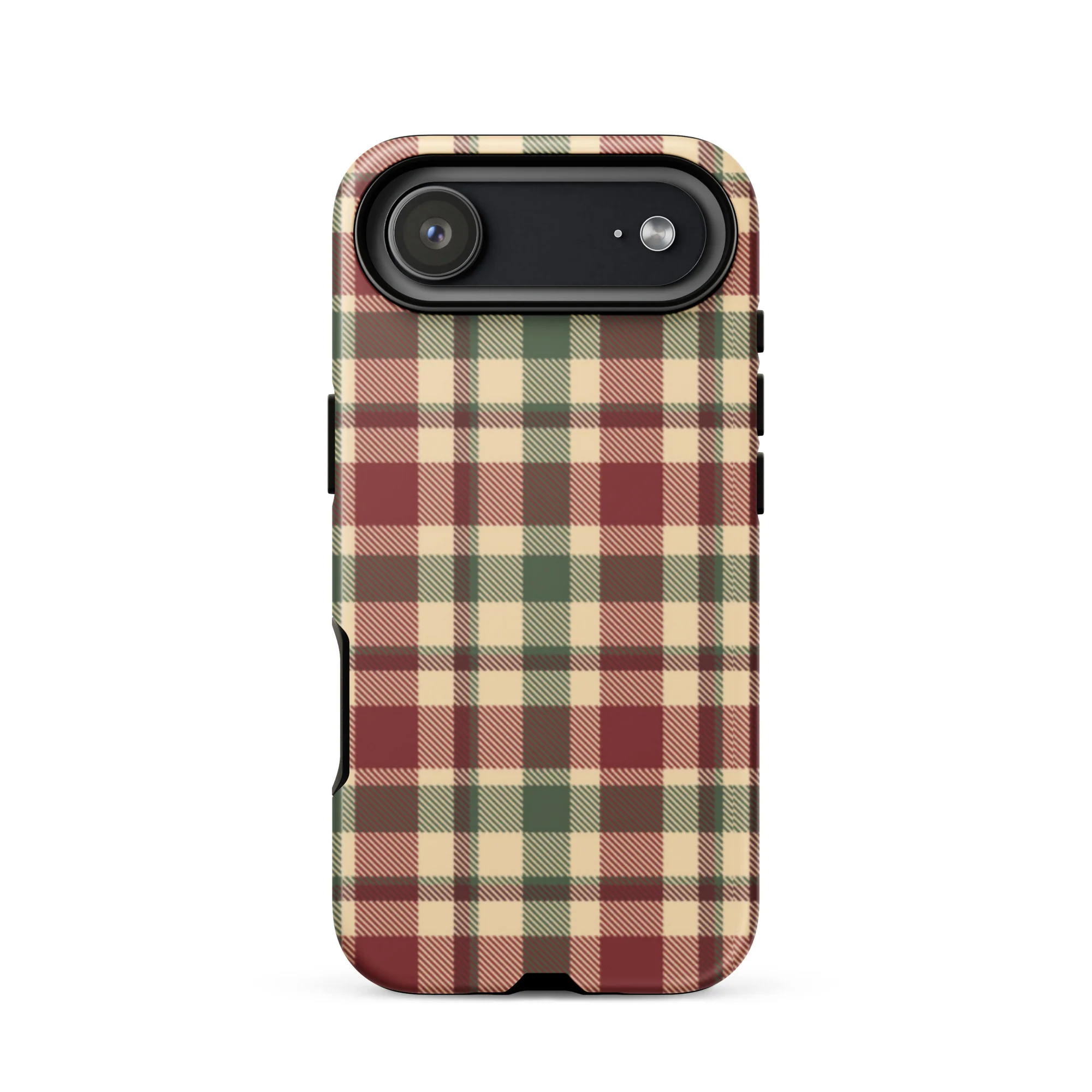 Plaid Tidings iPhone Case - Image 3
