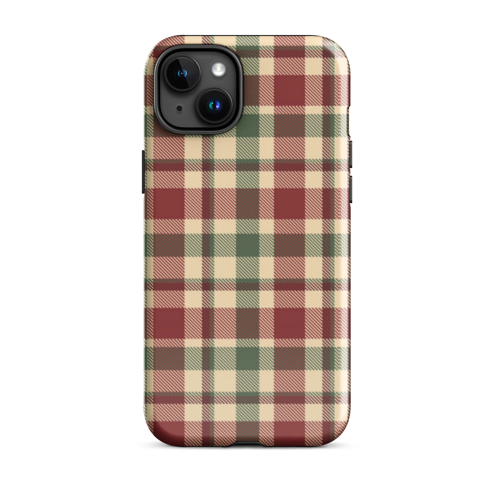Plaid Tidings iPhone Case - Image 37