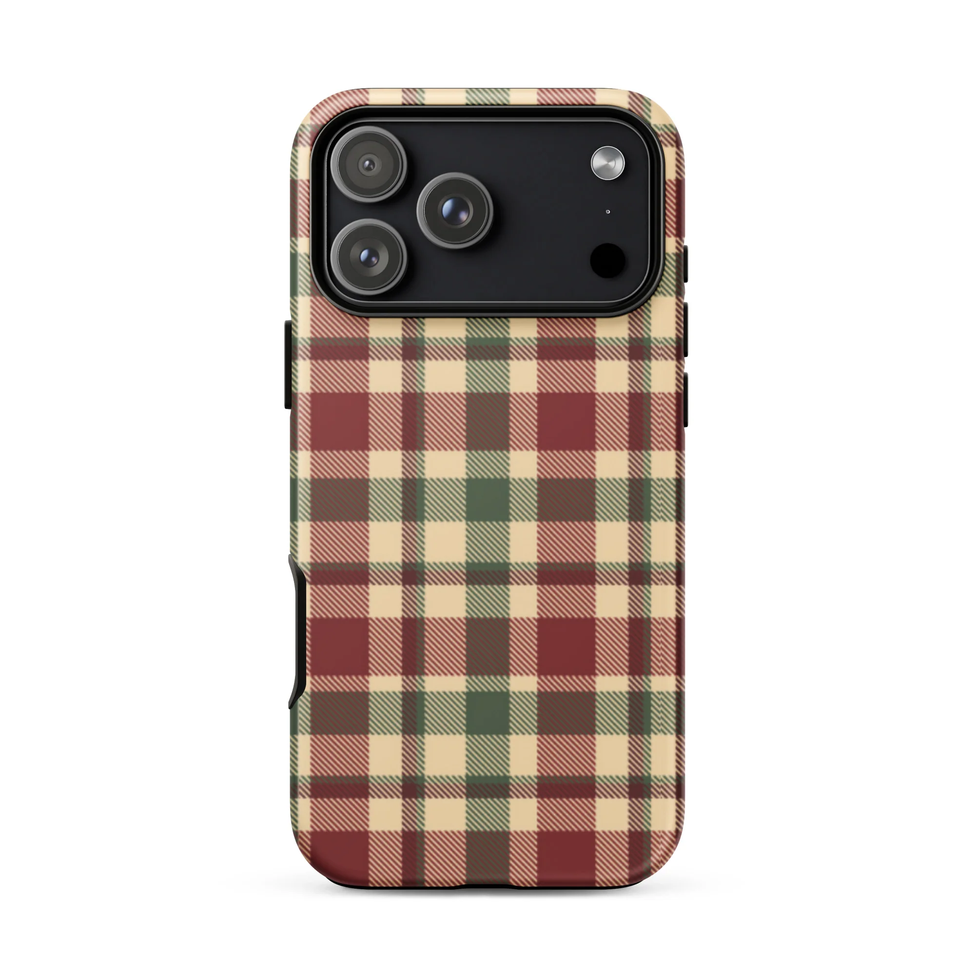 Plaid Tidings iPhone Case - Image 4