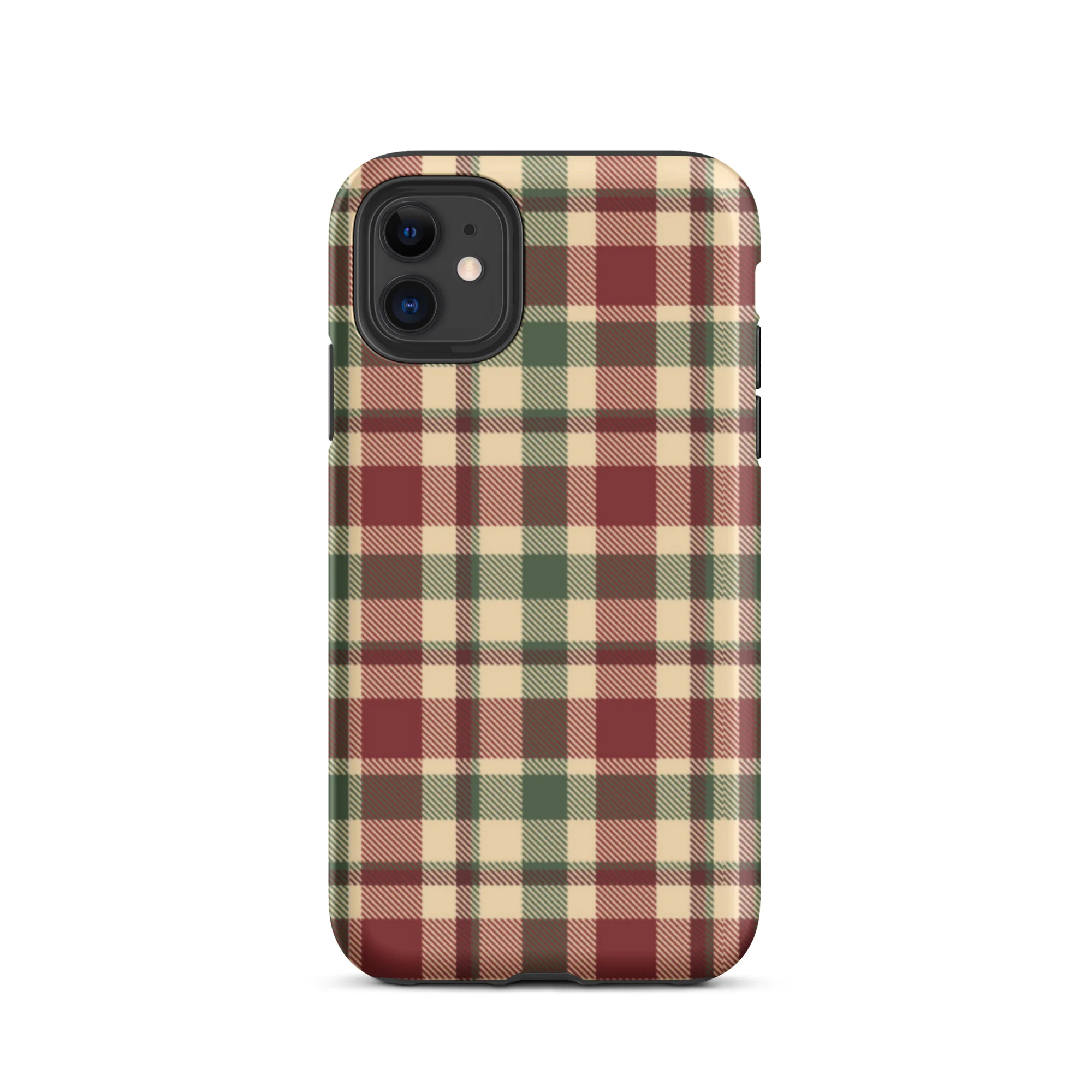 Plaid Tidings iPhone Case - Image 6