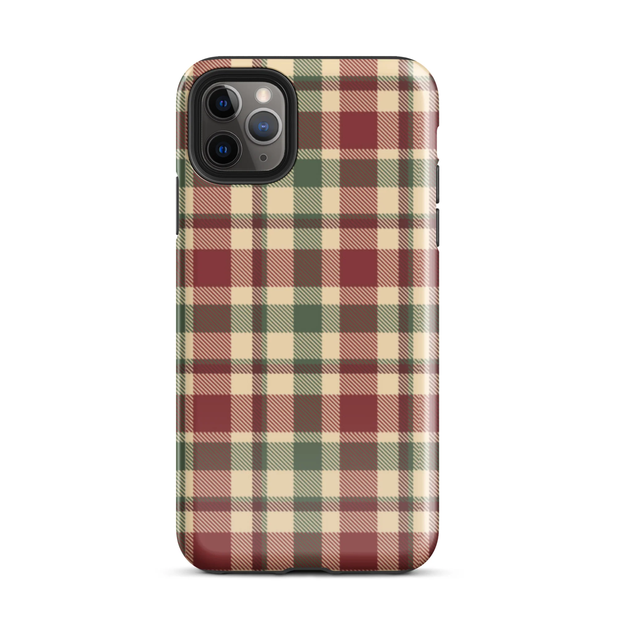 Plaid Tidings iPhone Case - Image 9