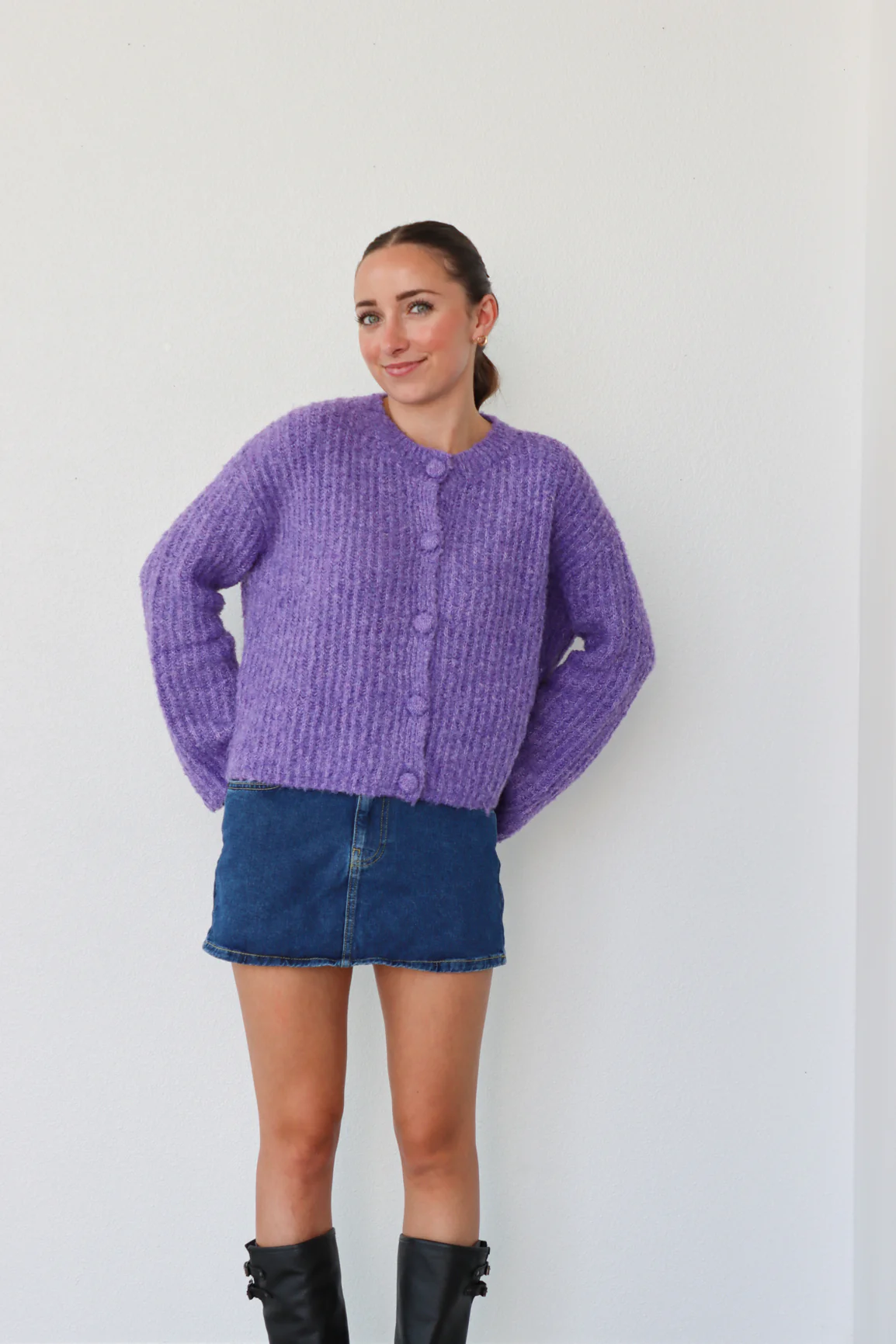 Plum Perfect Cardigan - Image 2