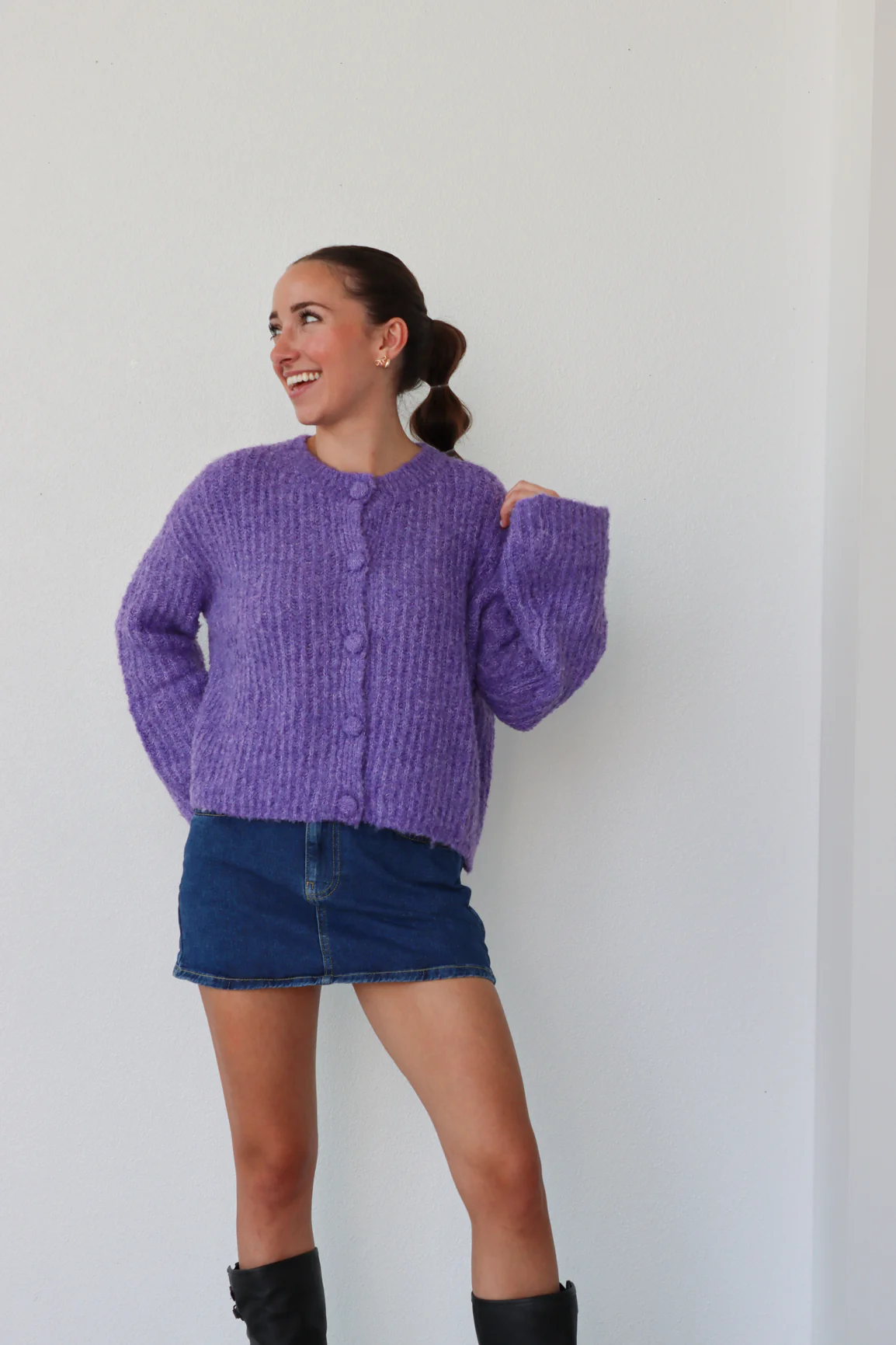 Plum Perfect Cardigan - Image 4