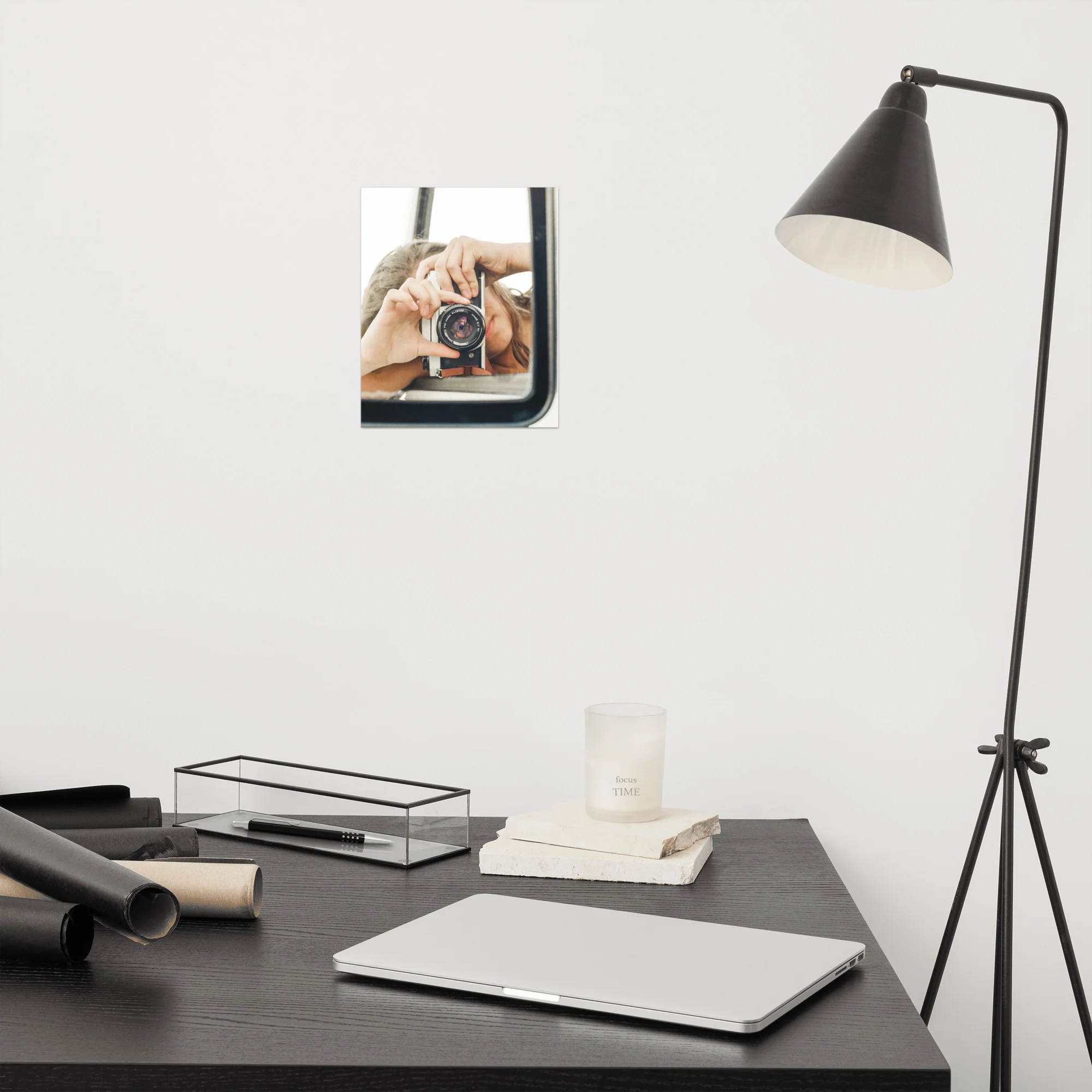 Girl With Camera Print - Image 3