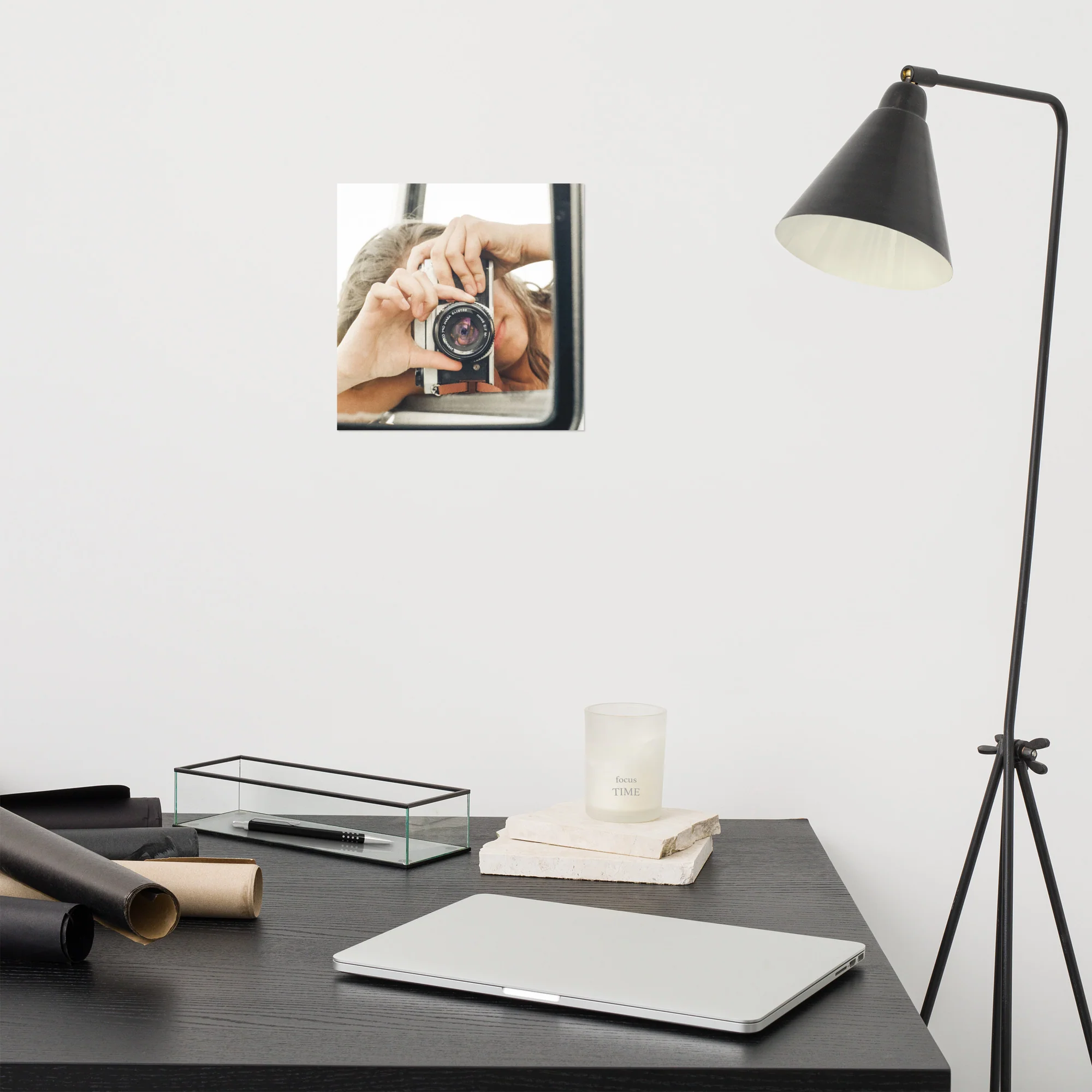 Girl With Camera Print - Image 4