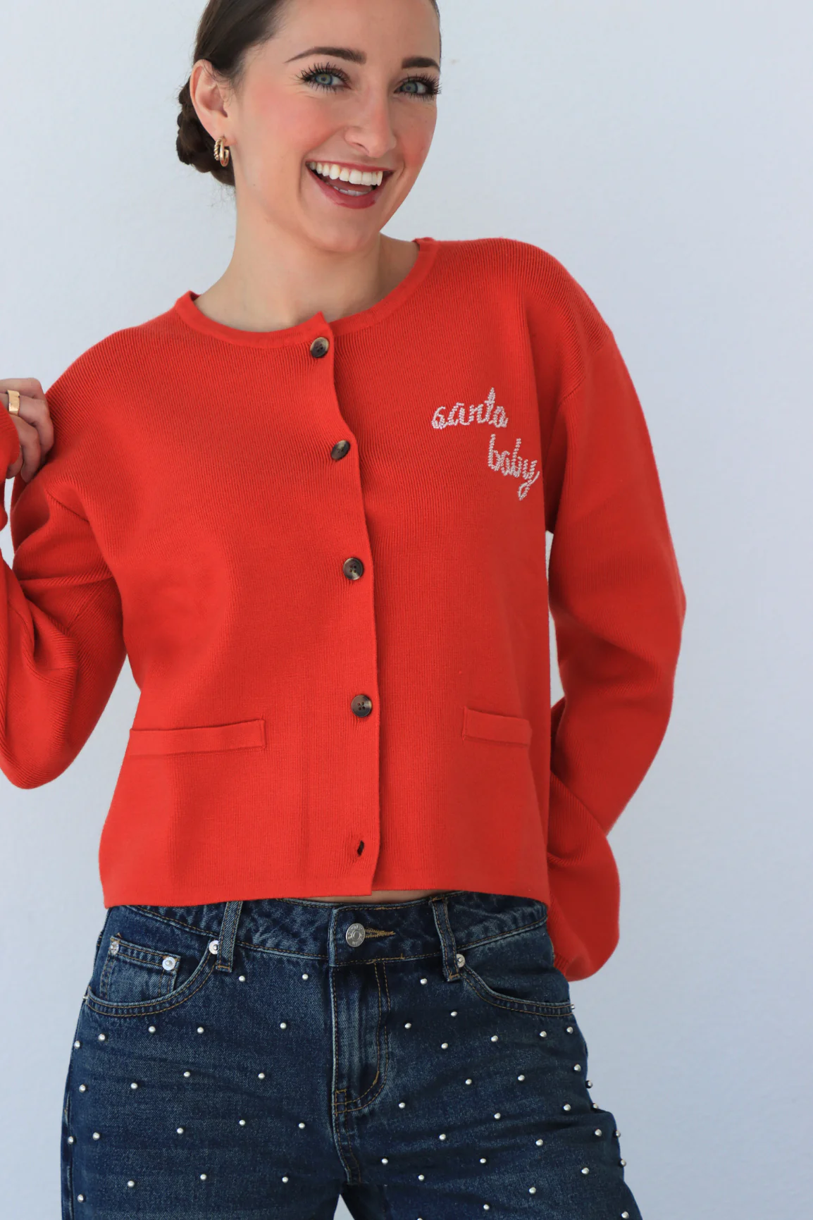 Santa Baby Cardigan - Image 3