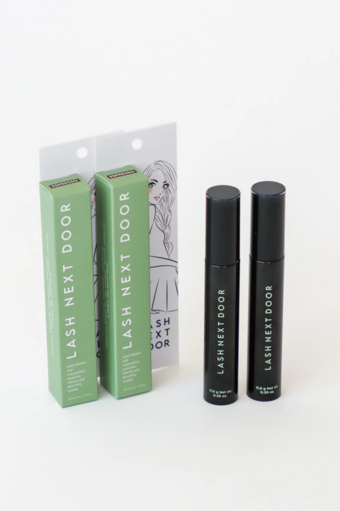 Two Pack | Lash Next Door Mascara | Espresso